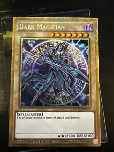 Dark Magician (Gold Secret Rare) MVP1-ENGV3 The Dark Side of Dimensions A91 - Picture 1 of 3