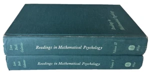 Readings in Mathematical Psychology (2 Vols. set) Luce, Bush, Galanter 1963-1965 - Imagen 1 de 4