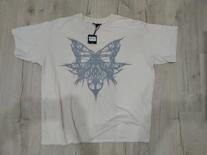 Neon Hart Gothic Butterfly Oversized Tee - Large - New - Picture 1 of 2