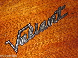 Valiant Australia made CHRYSLER CAR BADGE chrome plate metal FREE POST AUSTRALIA - Picture 1 of 4