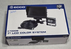 ECCO 7" LCD Color Wireless Camera System K7000B Rear Camera | New in Open Box - Picture 1 of 15
