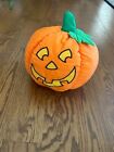 Vintage Halloween, Hallmark, Pumpkin Patch Jack-O?-Lantern 10 Inch Plush Pumpkin