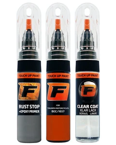for TRIUMPH MOTORCYCLES BEC/1657 FIREBALL ORANGE TOUCH UP PAINT Pen Kit Scratch - Picture 1 of 10