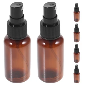 Botellas de spray vacías de viaje embotellado de loción de aceite esencial de 6 piezas almacenamiento de cosméticos - Imagen 1 de 12