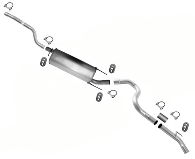 Sistema de tubo de escape silenciador de alto flujo/salida para Dodge Durango 3,7 L 2004-2007 Foto 1 de 4