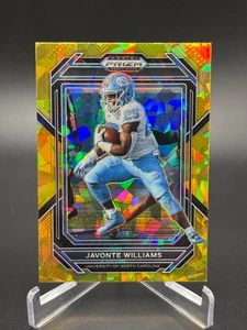 2023 Prizm Draft Picks Javonte Williams Gold Cracked Ice No. 48 - Picture 1 of 10