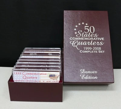 50 States Commemorative Denver Edition Quarter 1999-2007 Collection COA #1185 - Image 1 of 4