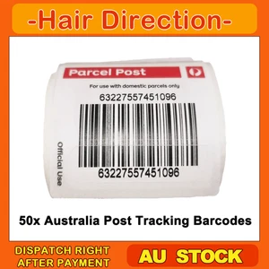 50x Australia Post Regular Tracking Barcode Labels – Not Express . - Picture 1 of 1