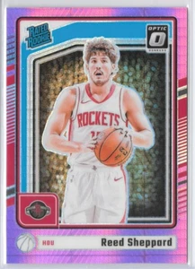 2024-25 Panini Donruss Optic - Rated Rookie Reed Sheppard #255 Pink Hyper Prizm - Picture 1 of 3