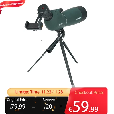 SV28PLUS Spektiv 25-75x70mm BAK4 Spektive mit Telefonadapter Stativtasche - Bild 1 von 4