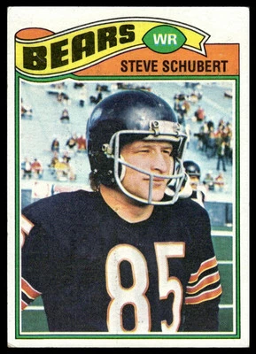 1977 Topps #502 Steve Schubert RC Chicago Bears - Image 1 of 2