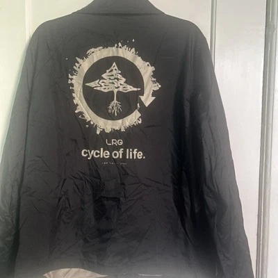 LRG Men's Snap Front Windbreaker Large - Image 1 of 4