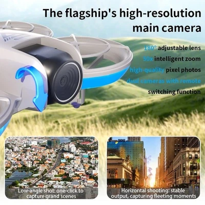 E69 Mini Optical Flow Drone - Dual Optical Flow Cameras - Screen Control - Image 1 of 4