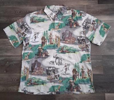Star Wars x Reyn Spooner War Rebels Aliens & Droids Button Down Shirt Size XL - Image 1 of 4