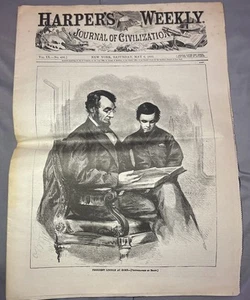 May 6, 1865 Harper's Weekly Journal Original Lincoln's Assassination - Picture 1 of 14