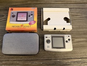 SNK Neo Geo Pocket Color CIB - Silver; Working In Good Condition w/ New Battery