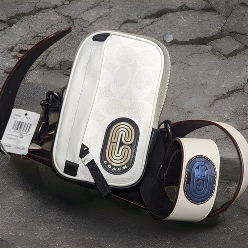 Coach N S Hybrid Ca4269 portafoglio marsupio firma colorblock + cinturino 69208 BUbble C