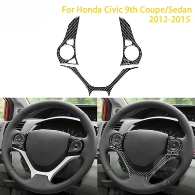 Accesorios interior coche fibra carbono para Honda Civic 9th cupé/sedán 2013-2015  Foto 1 de 4
