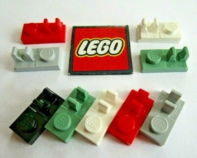 LEGO Plates 1x2 with Top Clip (Packs of 8) - Choose Colour 92280 - Image 1 of 3