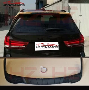 GLOSS BLACK REAR ROOF SPOILER FOR BMW X5 F15 BOOT WING BODY KIT ADD ON UK STOCK - Picture 1 of 12