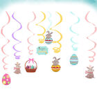  Easter Party Hanging Decoration Ceiling Garland Bunny Spiral