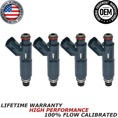 Inyector de combustible Denso 4X 1998-1999 Toyota Corolla Chevrolet Prizm 1,8 L nuevo fabricante de equipos originales Foto 1 de 4