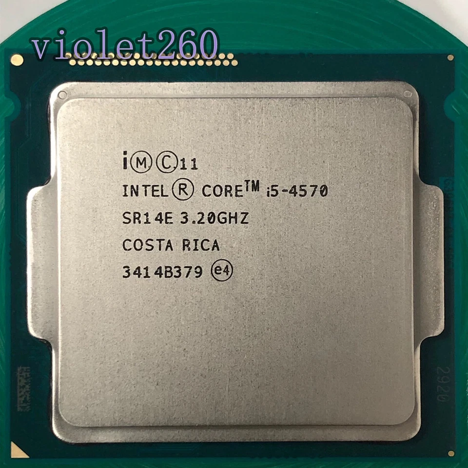 4Th Gen Intel Core i5-4570 LGA 1150 CPU Processor SR14E 3.20Ghz Quad Core - Image 1 of 1