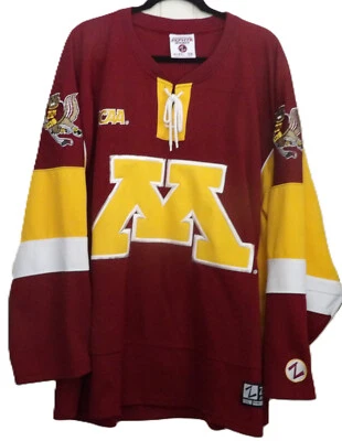  Minnesota Golden Gophers-NCAA- Zephyr Hockey Jersey- Size 56  - Image 1 of 4