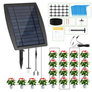 Solar Bewässerungssystem Automatisch 20 Tropfer pflanzen Pflanzenbewässerung - Bild 1 von 9