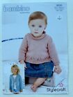 Stylecraft 9606 Knitting Pattern - A-line Jumper and Cardigan In Bambino DK 