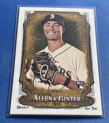 2024 Topps Allen & Ginter #78 Bryan Woo RC Seattle Mariners - Image 1 of 2