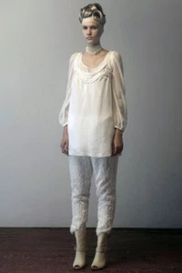 Undercover Undercoverism SS 09 Silk Dress w Patti Smith Poem on Hem Sample New - Picture 1 of 12