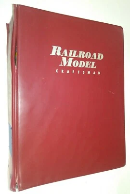 Railroad Model Craftsman Magazine 1980 Complete 12 Issue Set in Valco Binder  - Image 1 of 4