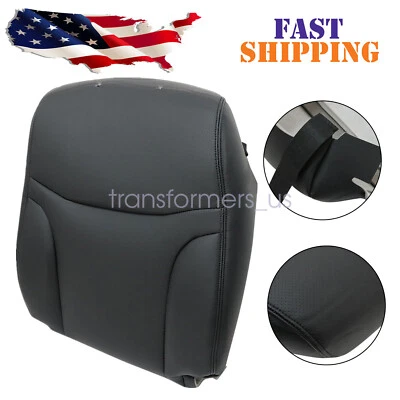 Cubierta de asiento de cuero de repuesto para pasajero negra para 02-06 Lexus ES300 ES330 Foto 1 de 4