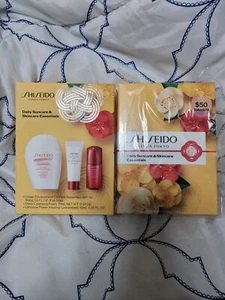 NEW Shiseido Daily Suncare & Skincare Essentials Kit 2 Packages - Picture 1 of 4