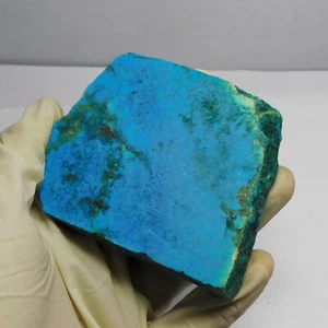 Blauer ungeschliffener roher rauer natürlicher Türkis ZERTIFIZIERT 651,10 ct loser Edelstein - Bild 1 von 16