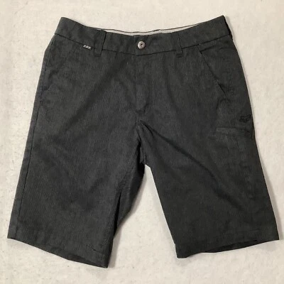 FOX Head Racing 男式 30 X 11 码灰色短裤条纹直筒版型 — 第 1/4 张图片