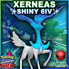 XERNEAS ✨ Ultra SHINY 6IV ✨ Pokemon MIECZ i SHIELD lv100 Event Legendary + EVs