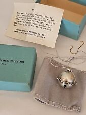 Vintage Baby Jesus Crib Bell Sterling Silver Ornament Metropolitan Museum Art