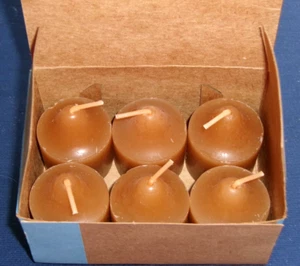 PartyLite Box (6) Tamboti Safari Votive Candles V06744 NOS - Picture 1 of 2