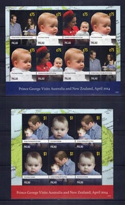Palau 1218-1221 MNH Prince George Duke & Dutchess of Cambridge ZAYIX 0624M0125 - Picture 1 of 4