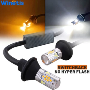 2X 3157 Switchback LED Front Turn Signal Light Bulb for Dodge Ram 1500 2500 3500 - Picture 1 of 10