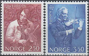 A10 Noruega 1985 NK 974-75, MNH, Europa XVII, SC #861-62, MI 926-27. - Imagen 1 de 1
