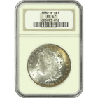 1882-S $1 Morgan Silver Dollar - NGC MS67 - Great Toning!