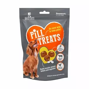 Rosewood Pill Treats 80g Box Grain Gluten Free Hide Medication Mould Around Pill - Picture 1 of 3