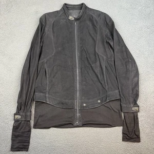 Veste en cuir homme Isaac Sellam Experience grande fermeture éclair intégrale peau d'agneau - Photo 1/15
