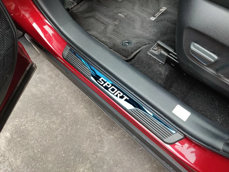 Protector de placa de desgaste de umbral de puerta para Chevrolet Blazer EV Sport acero inoxidable 4x Foto 1 de 4