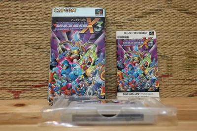 Rockman X3 con caja manual Nintendo Super Famicom SFC Muy buen estado! Foto 1 de 4