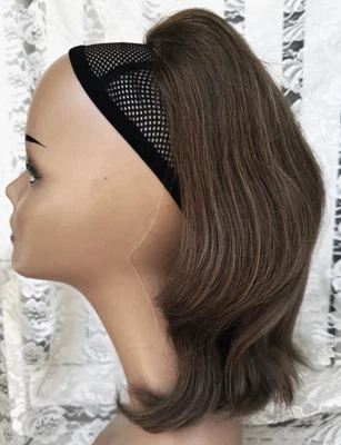 Extensión vintage 100 % caída de cabello humano #6 de 1970 marrón oscuro *compra especial Foto 1 de 4