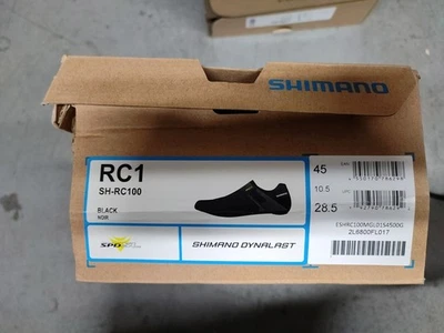 Zapato de ciclismo de carretera Shimano RC1 UE 45/ US 10,5 negro SH-RC100 Foto 1 de 4